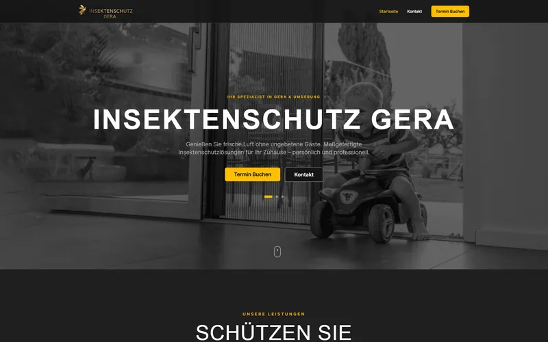 Website von Insektenschutz Gera