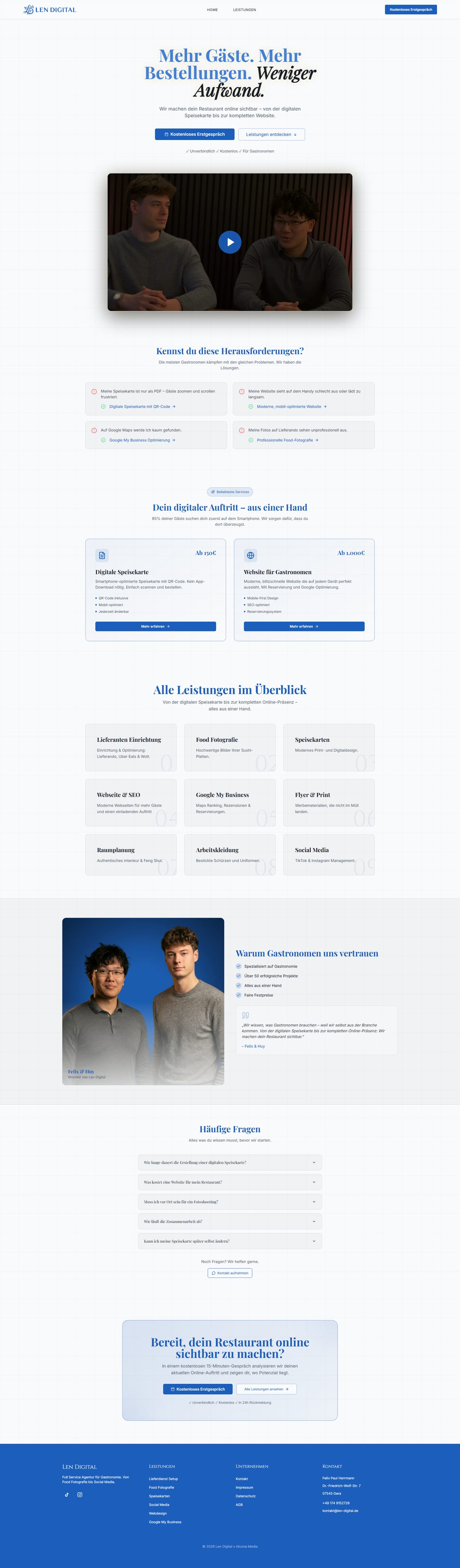 Len Digital Website